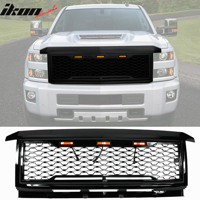 2015-2018 Chevy Silverado 2500 3500 Front Bumper Hood Mesh Grille