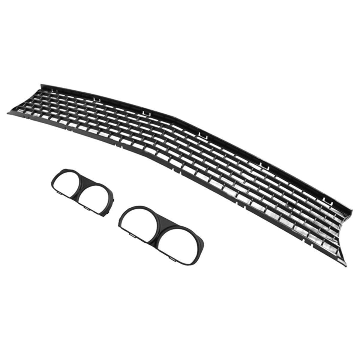 2015-2023 Dodge Challenger OE Black Front Upper Grille Headlight Bezel
