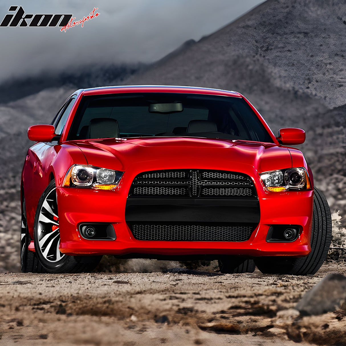 2012-2014 Dodge Charger SRT8 OE Style Front Lower Grille PP W/O ACC