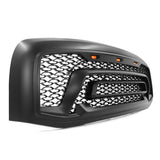 2006-2009 Dodge Ram 1500 2500 3500 Black Grille W/Signal Light
