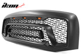 2006-2009 Dodge Ram 1500 2500 3500 Black Grille W/Signal Light