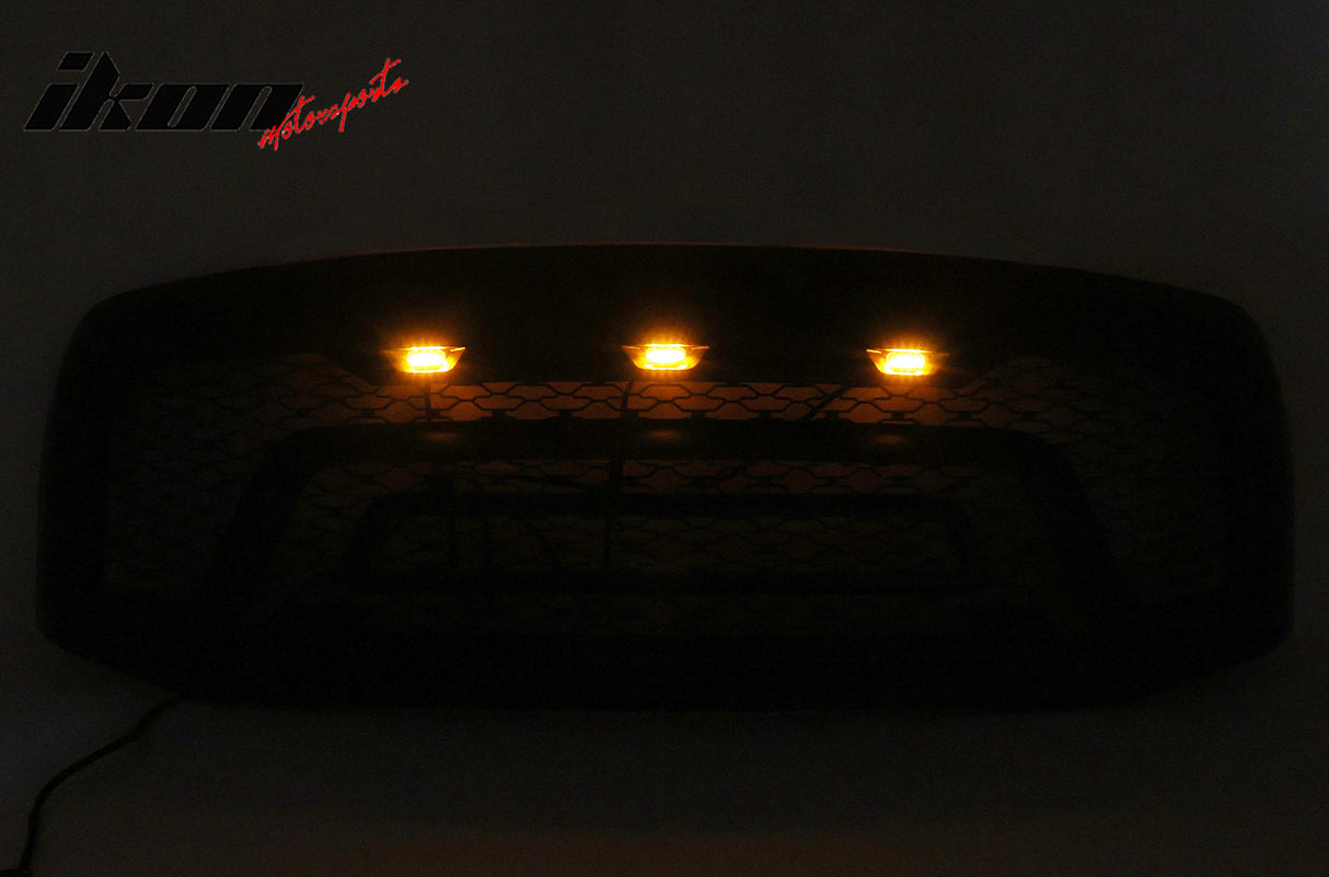 2006-2009 Dodge Ram 1500 2500 3500 Black Grille W/Signal Light