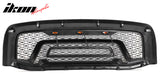 2006-2009 Dodge Ram 1500 2500 3500 Black Grille W/Signal Light