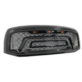 2006-2009 Dodge Ram 1500 2500 3500 Black Grille W/Signal Light