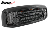 2006-2009 Dodge Ram 1500 2500 3500 Black Grille W/Signal Light