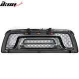2009-2012 Dodge Ram 1500 Gloss Black Front Upper Grille W/Signal Light