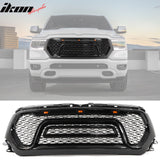 2019-2023 Ram 1500 Rebel Style Grille w/ Signal Lights ABS