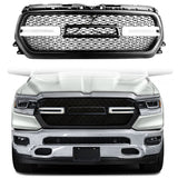 2019-2024 Dodge Ram 1500 Grill Front Mesh Vehicle Grill with LED Light