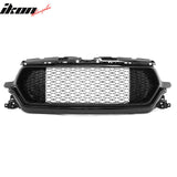 2019-2024 Ram 1500 Longhorn Honeycomb Style Gloss Black Front Bumper Grille ABS