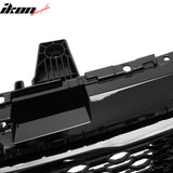 2019-2024 Ram 1500 Longhorn Honeycomb Style Gloss Black Front Bumper Grille ABS
