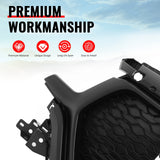 2019-2024 Ram 1500 Longhorn Honeycomb Style Matte Black Front Bumper Grille ABS