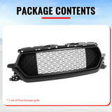 2019-2024 Ram 1500 Longhorn Honeycomb Style Matte Black Front Bumper Grille ABS