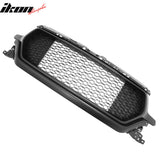 2019-2024 Ram 1500 Longhorn Honeycomb Style Matte Black Front Bumper Grille ABS