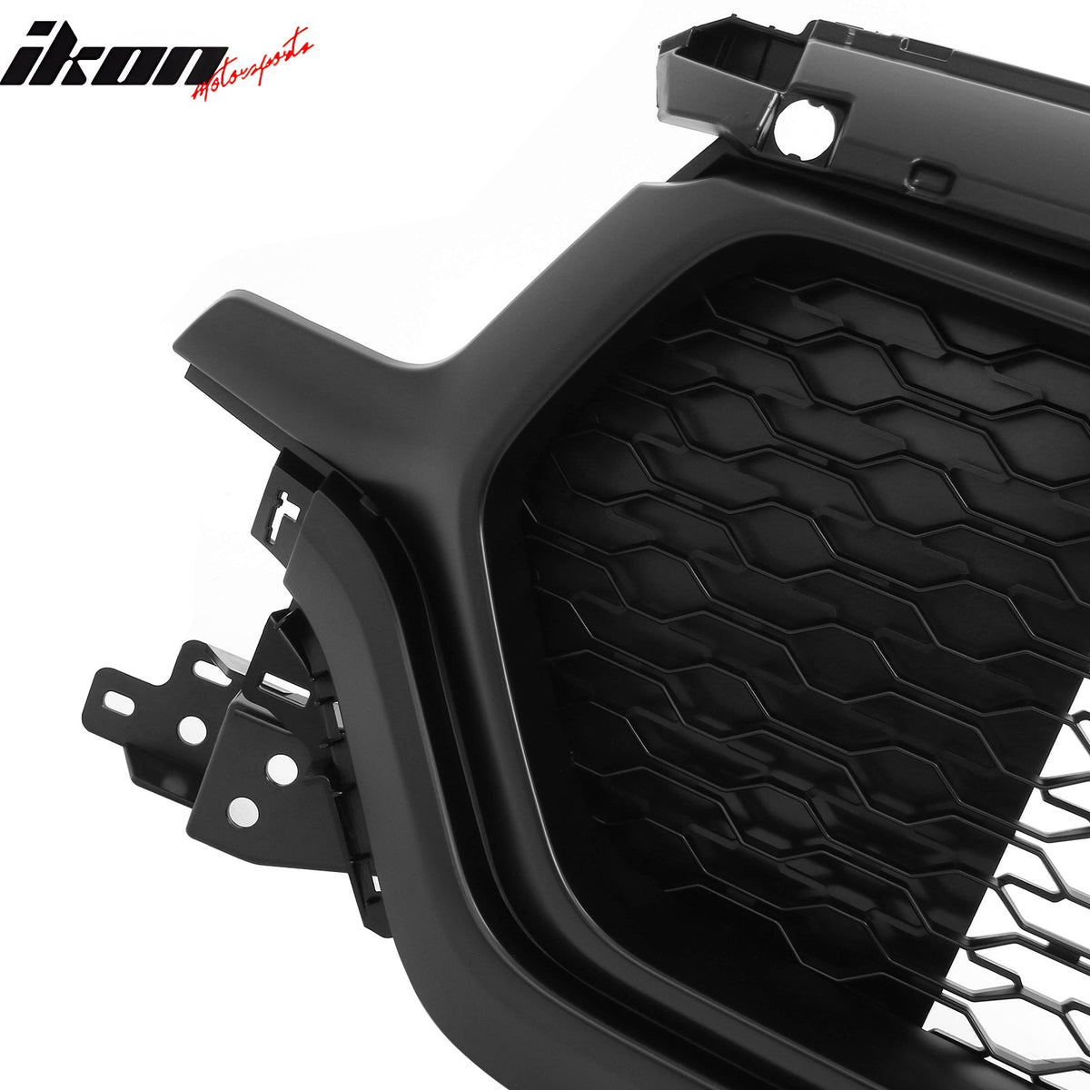 2019-2024 Ram 1500 Longhorn Honeycomb Style Matte Black Front Bumper Grille ABS