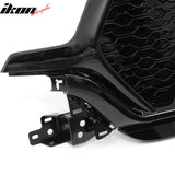 2019-2024 Ram 1500 Longhorn TRX Style Gloss Black Front Bumper Grille ABS