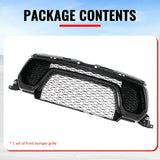 2019-2024 Ram 1500 Rebel OE Style Gloss Black Front Bumper Grille ABS