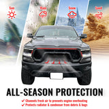 2019-2024 Ram 1500 Rebel OE Style Gloss Black Front Bumper Grille ABS