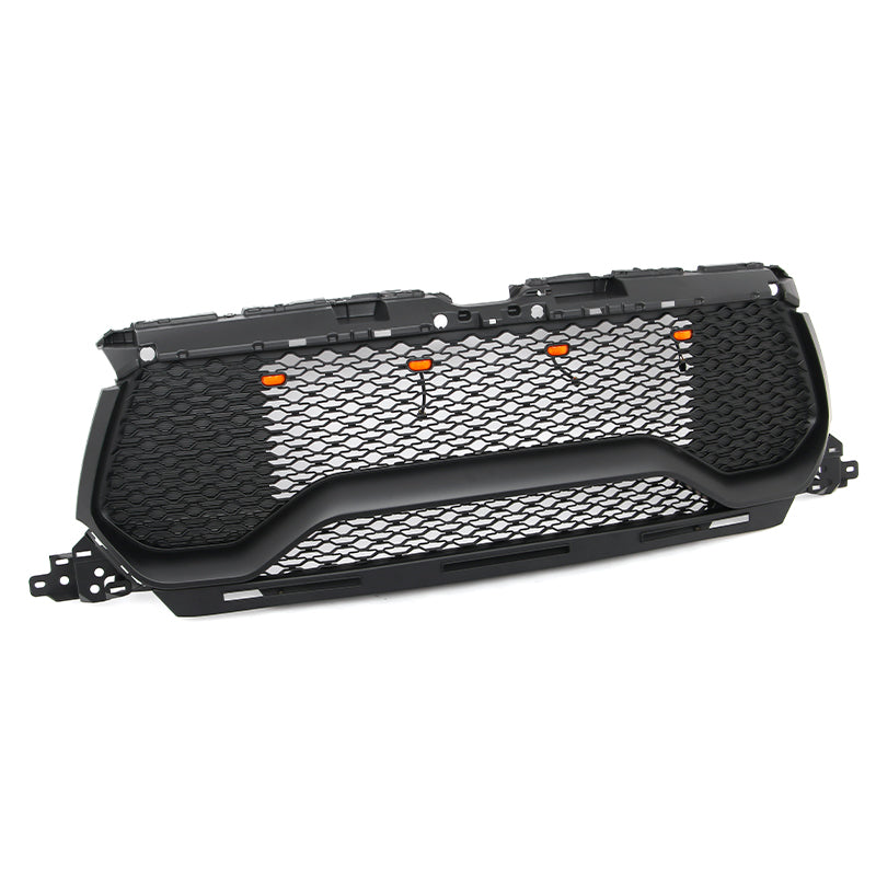2019-2024 Ram 1500 TRX Style Matte Black Front Bumper Hood Grille ABS