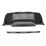 2019-2024 Ram 1500 TRX Style Matte Black Front Bumper Hood Grille ABS