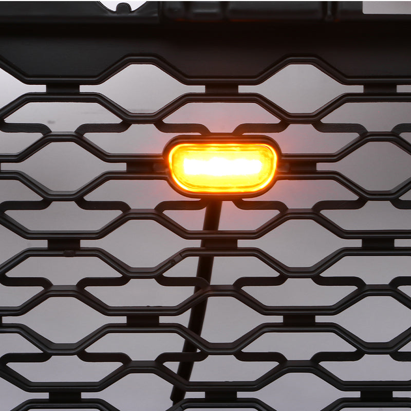 2019-2024 Ram 1500 TRX Style Matte Black Front Bumper Hood Grille ABS