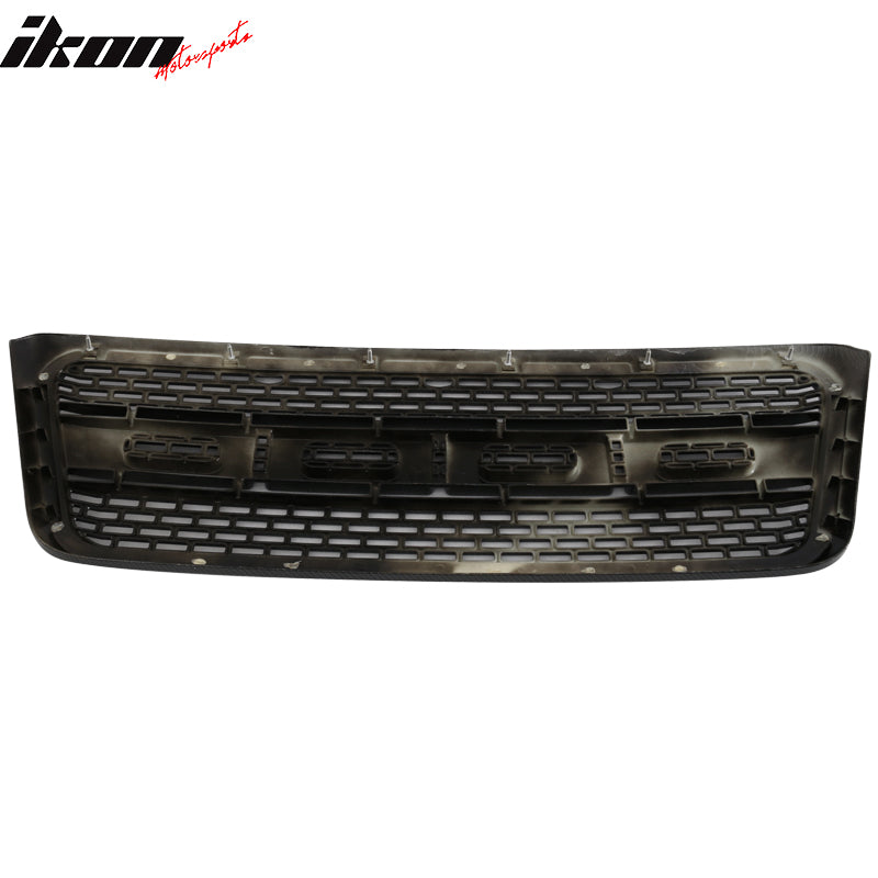 2004-2008 Ford F150 R Style Carbon Fiber Print Hood Bumper Grille