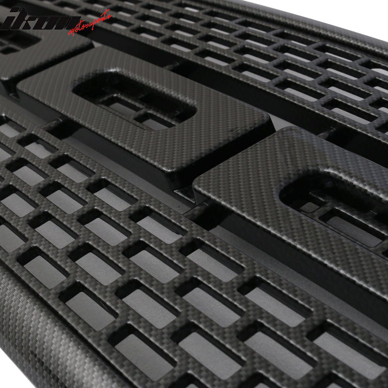 2004-2008 Ford F150 R Style Carbon Fiber Print Hood Bumper Grille