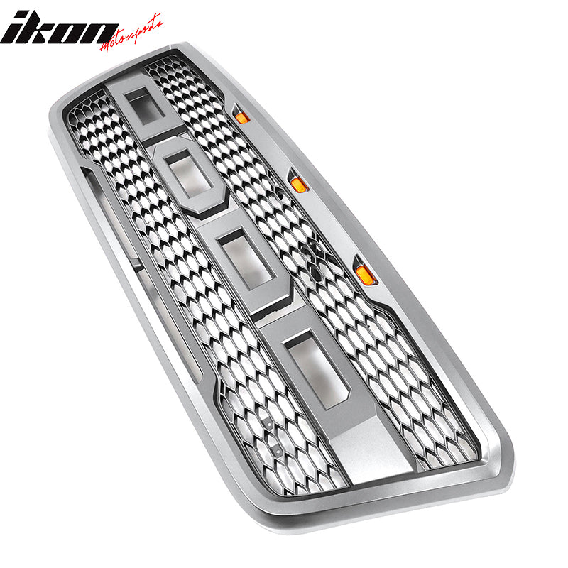 2004-2008 Ford F150 R Style Front Bumper Upper Grille W/ LED Lights