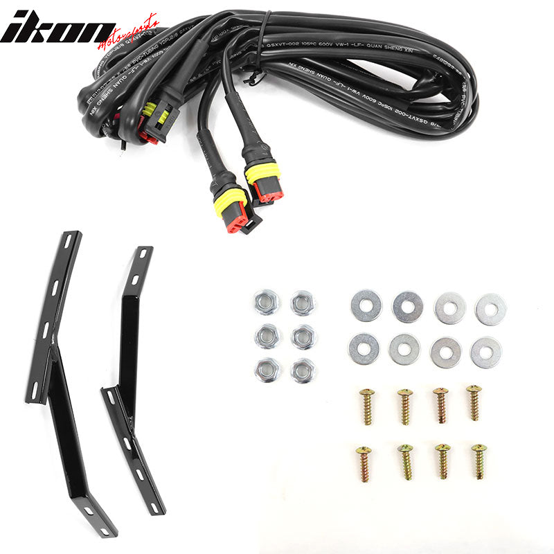 2004-2008 Ford F150 R Style Front Bumper Upper Grille W/ LED Lights