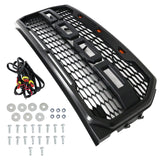 2015-2017 Ford F150 R Front Bumper Hood Mesh LED Grille Replacement