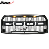 2015-2017 Ford F150 R Front Bumper Hood Mesh LED Grille Replacement