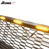 2021-2023 Ford F-150 Grill R Style Front Mesh Car Grille w/ LED ABS