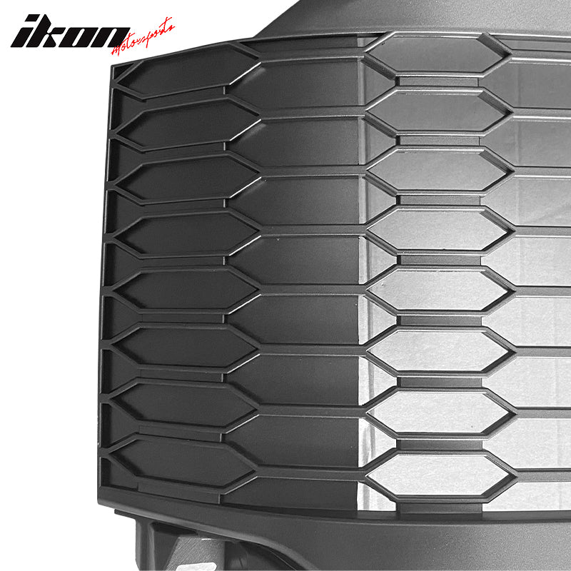 2021-2023 Ford F-150 Grill R Style Front Mesh Car Grille w/ LED ABS