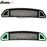 2015-2017 Ford Mustang Black Front Hood Bumper Mesh Grill Grille ABS