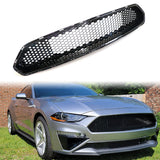 2018-2023 Ford Mustang Mesh Style Black Upper Grille ABS Plastic