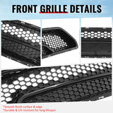 2018-2023 Ford Mustang Shelby Super Snake Style Grille Gloss Black PP Front Bumper Hood Grill Assembly
