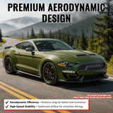 2018-2023 Ford Mustang Shelby Super Snake Style Grille Gloss Black PP Front Bumper Hood Grill Assembly