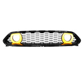 2021-2023 Ford Mustang Mach 1 Car Front Grille Black W/ LED Lamp ABS