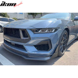 2024-2026 Ford Mustang Front Upper LED Grille Gloss Black ABS V2 Style