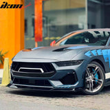 2024-2026 Ford Mustang GT Front Lower Grille Shelby Super Snake Style Gloss Black ABS Plastic Replacement Bumper Grill