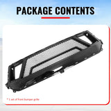 2024-2026 Ford Mustang GT Fog Light Cover & Upper Lower Grille Shelby Super Snake Style Gloss Black ABS Plastic Fog Lamp Decoration Bezel