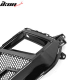 2024-2026 Ford Mustang GT Fog Light Cover & Upper Lower Grille Shelby Super Snake Style Gloss Black ABS Plastic Fog Lamp Decoration Bezel