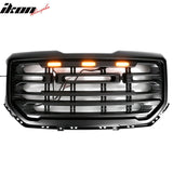 2016-2019 GMC Sierra 1500 Front Bumper Hood Grille Mesh Hood Guard