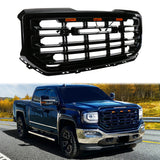 2016-2019 GMC Sierra 1500 Front Bumper Hood Grille Mesh Hood Guard