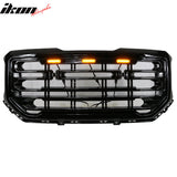 2016-2019 GMC Sierra 1500 Front Bumper Hood Grille Mesh Hood Guard