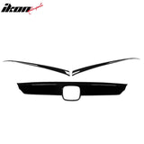 2018-2020 Honda Accord OE Style Gloss Black Front Bumper Grille Cover ABS