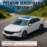 2023-2026 Honda Accord 11th Gen Front Bumper Upper Hood Honeycomb Grille Replacement TR Style ASB Plastic Gloss Black