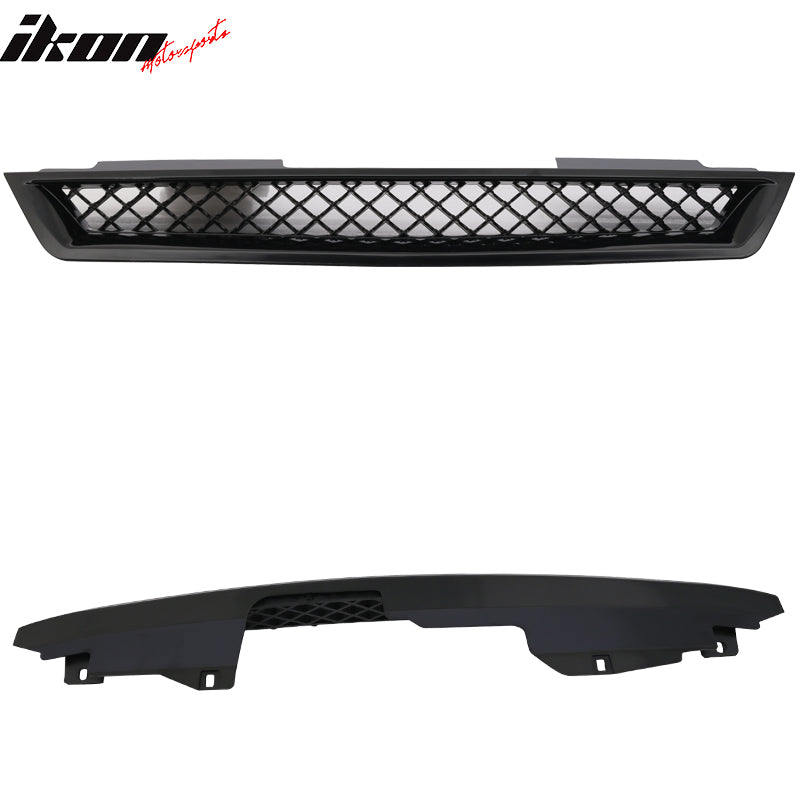 1994-1997 Honda Accord T-R Unpainted Front Hood Mesh Grill Grille ABS