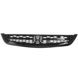 Front Bumper Grille for Honda Civic 2001-2003 RS Style Unpainted Black ABS