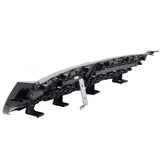 Front Bumper Grille for Honda Civic 2001-2003 RS Style Unpainted Black ABS