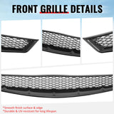 2006-2008 Honda Civic 2-Door Coupe Front Upper Grille Mesh Style Black Replacement Front Bumper Hood Grill